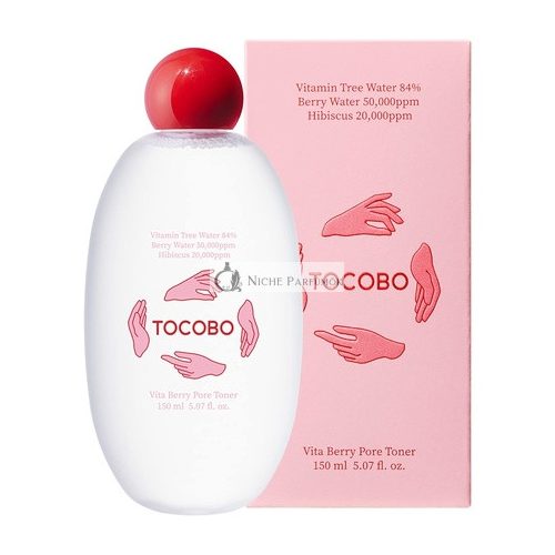 TOCOBO Vita Berry Pórový Toner 150ml - Vitamínový Toner na Mastnú a Kombinovanú Pokožku