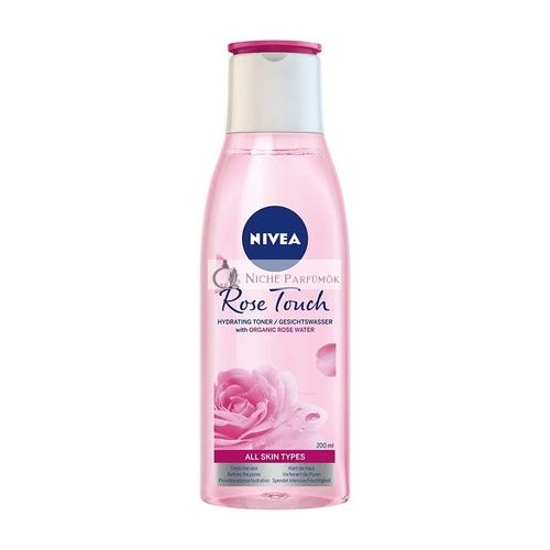 NIVEA Růžový dotek Organická růžová voda Hydratačné tonikum, 200ml