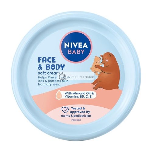 NIVEA BABY Krém na tvár a telo, 200ml