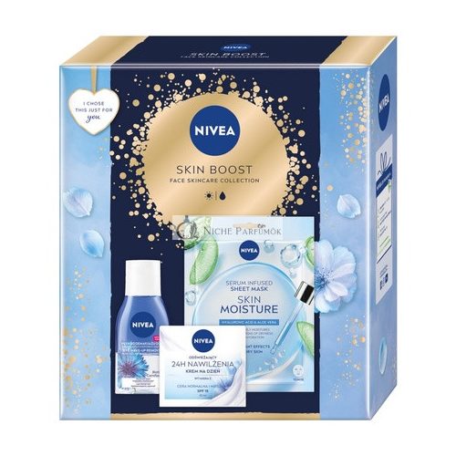 Niveaset Skin Boost Hydratačná Maska - 50ml Denný Krém a 125ml Odličovač