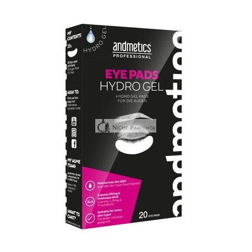 Andmetics Professional Hydro Gel Očné Pásky 10x