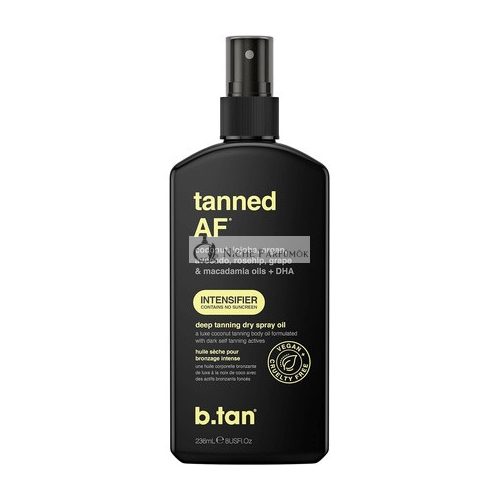 b.tan Hlboký Tanning Akcelerátor Tmavý Tanning Olej Suchý Slnečný Tanning Sprej, 236ml